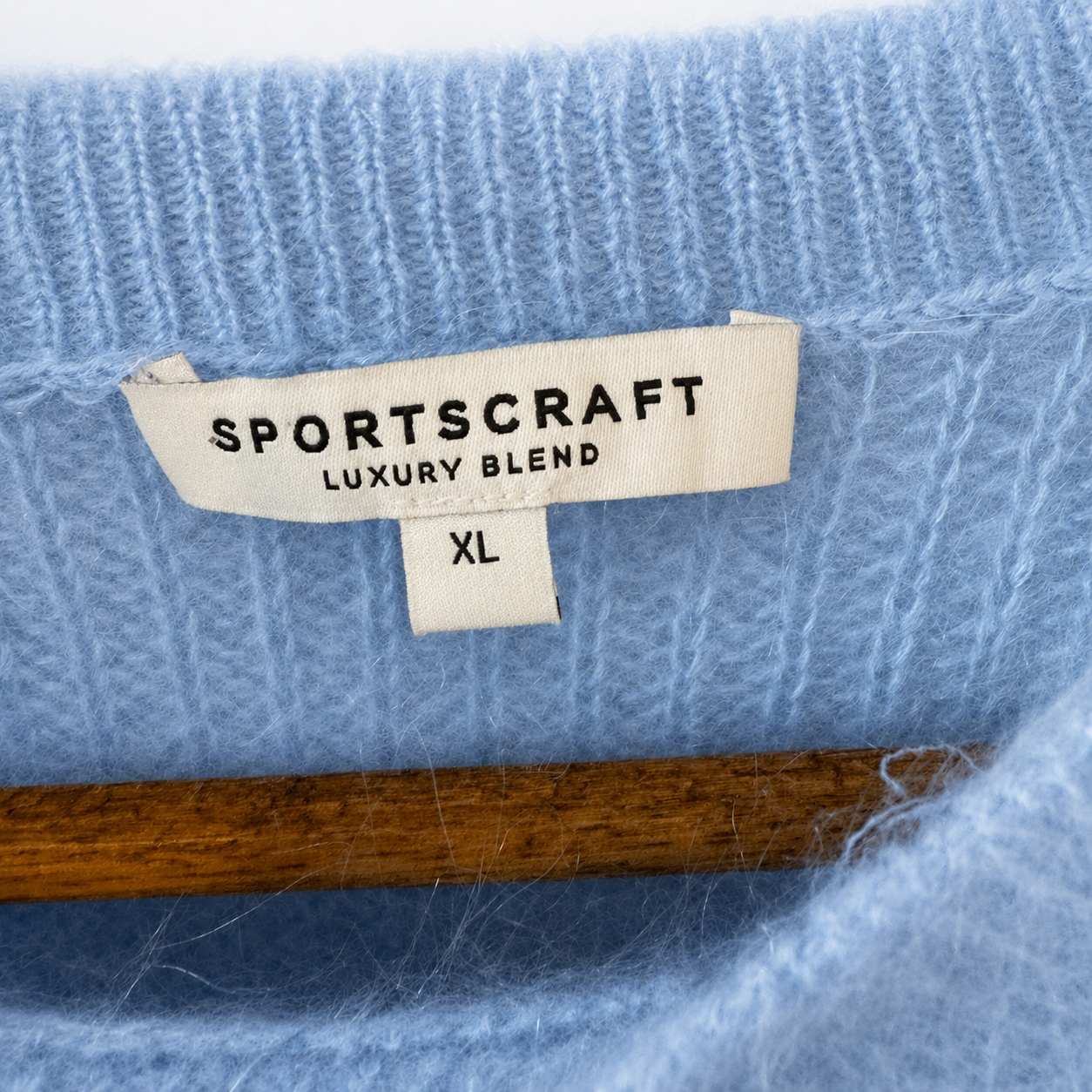 Luxury Blend Mohair Knit Jumper - Cornflower