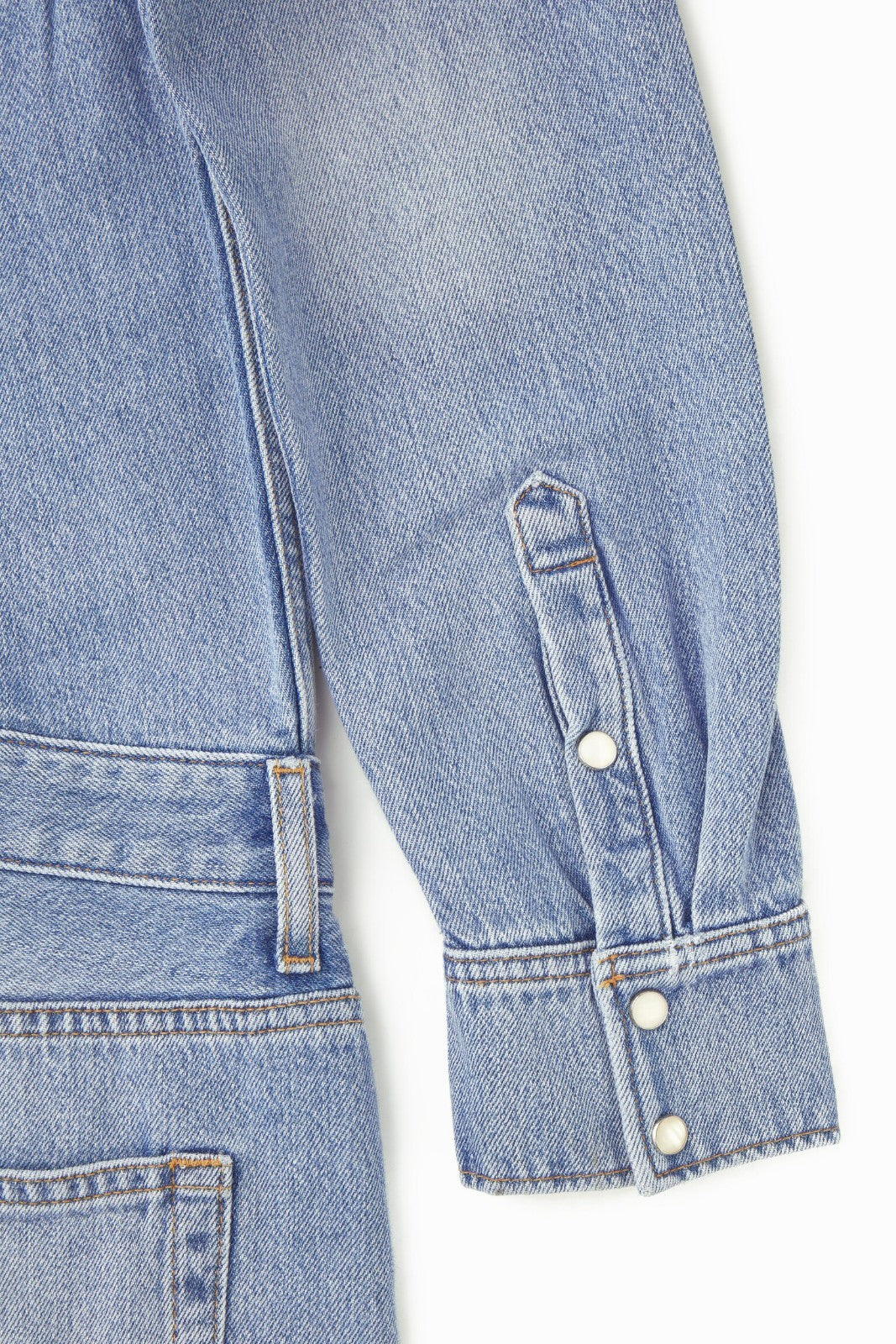 Denim Maxi Shirt Dress