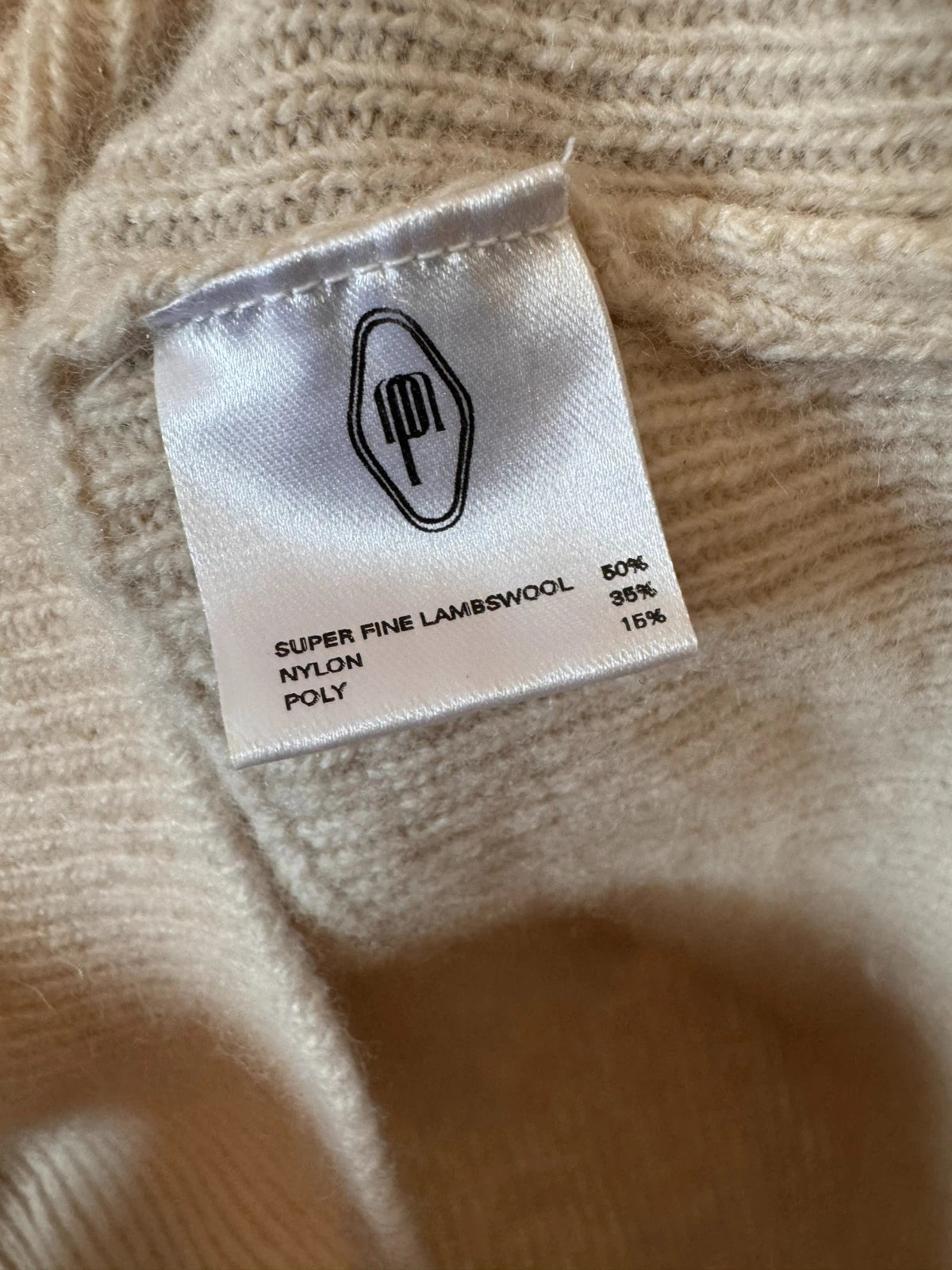 Lambswool Knit Jumper - Cream