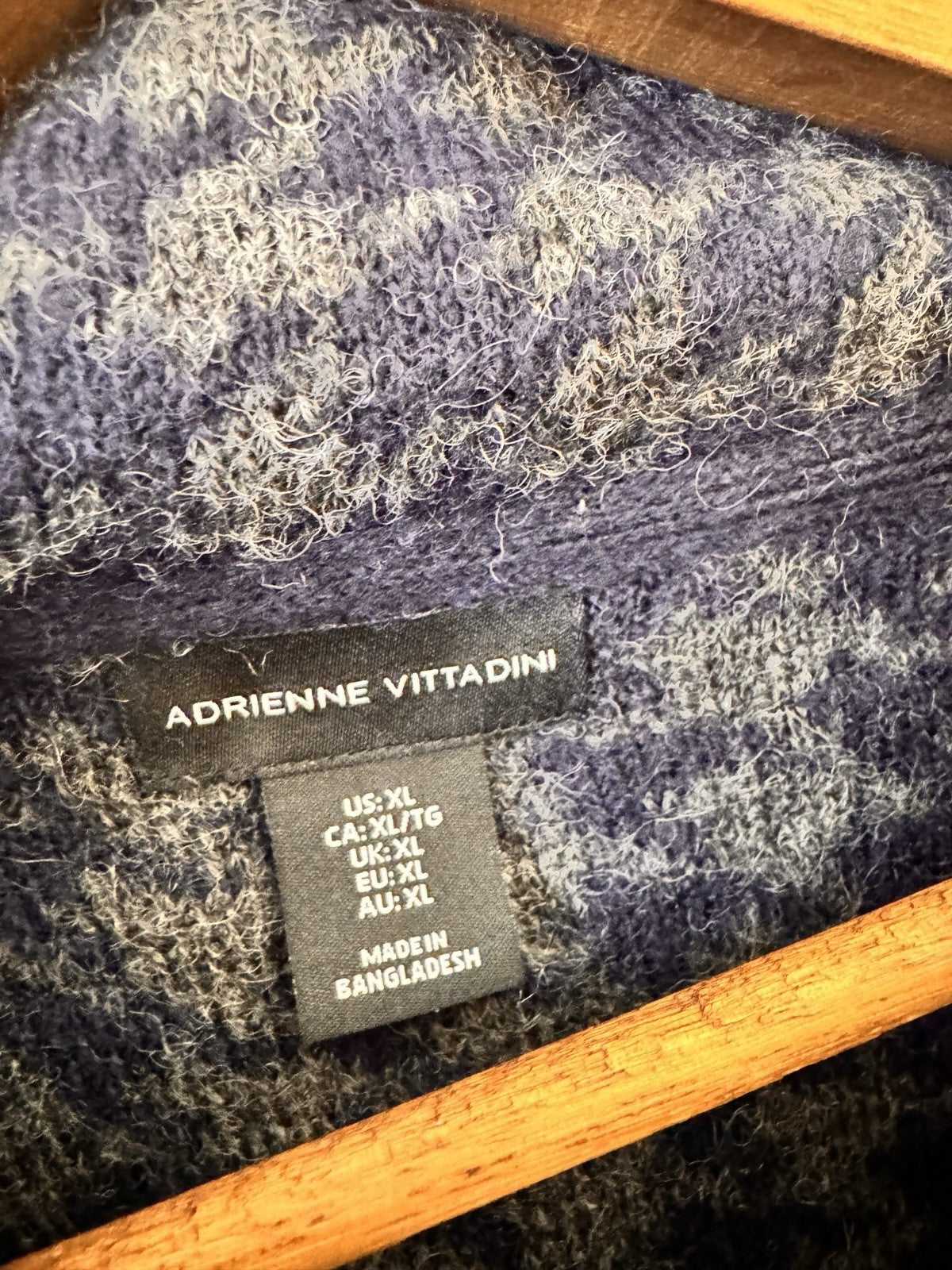 Houndstooth Wool Blend Knit Jacket