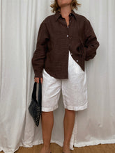 Load image into Gallery viewer, Linen Shorts-White
