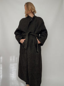 Tweed Maxi Coat