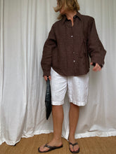 Load image into Gallery viewer, Linen Shorts-White
