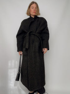 Tweed Maxi Coat