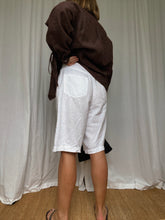 Load image into Gallery viewer, Linen Shorts-White
