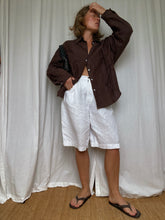 Load image into Gallery viewer, Linen Shorts-White
