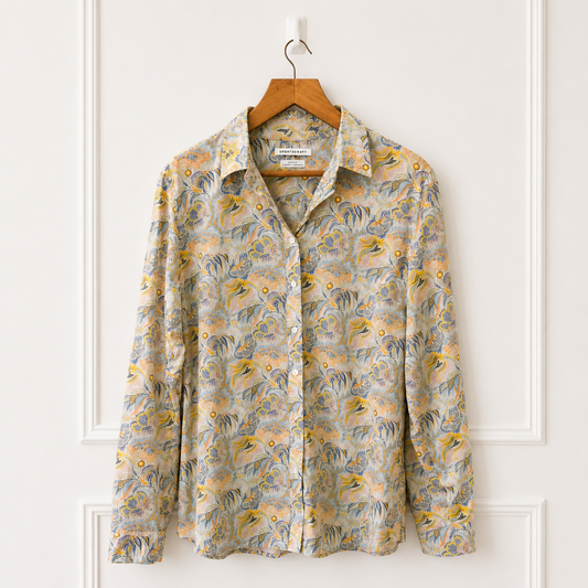 Liberty Floral Paisley Cotton Shirt