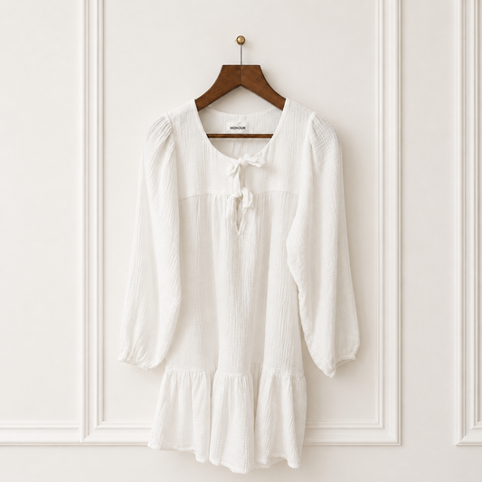 Remember Me Cotton Gauze Mini Dress