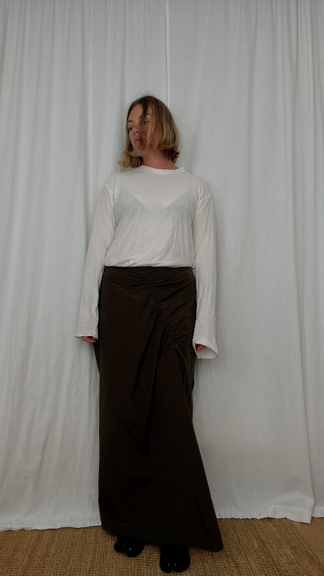 Cargo Skirt with Drawstring