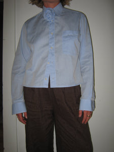 The Rosette Shirt-Blue