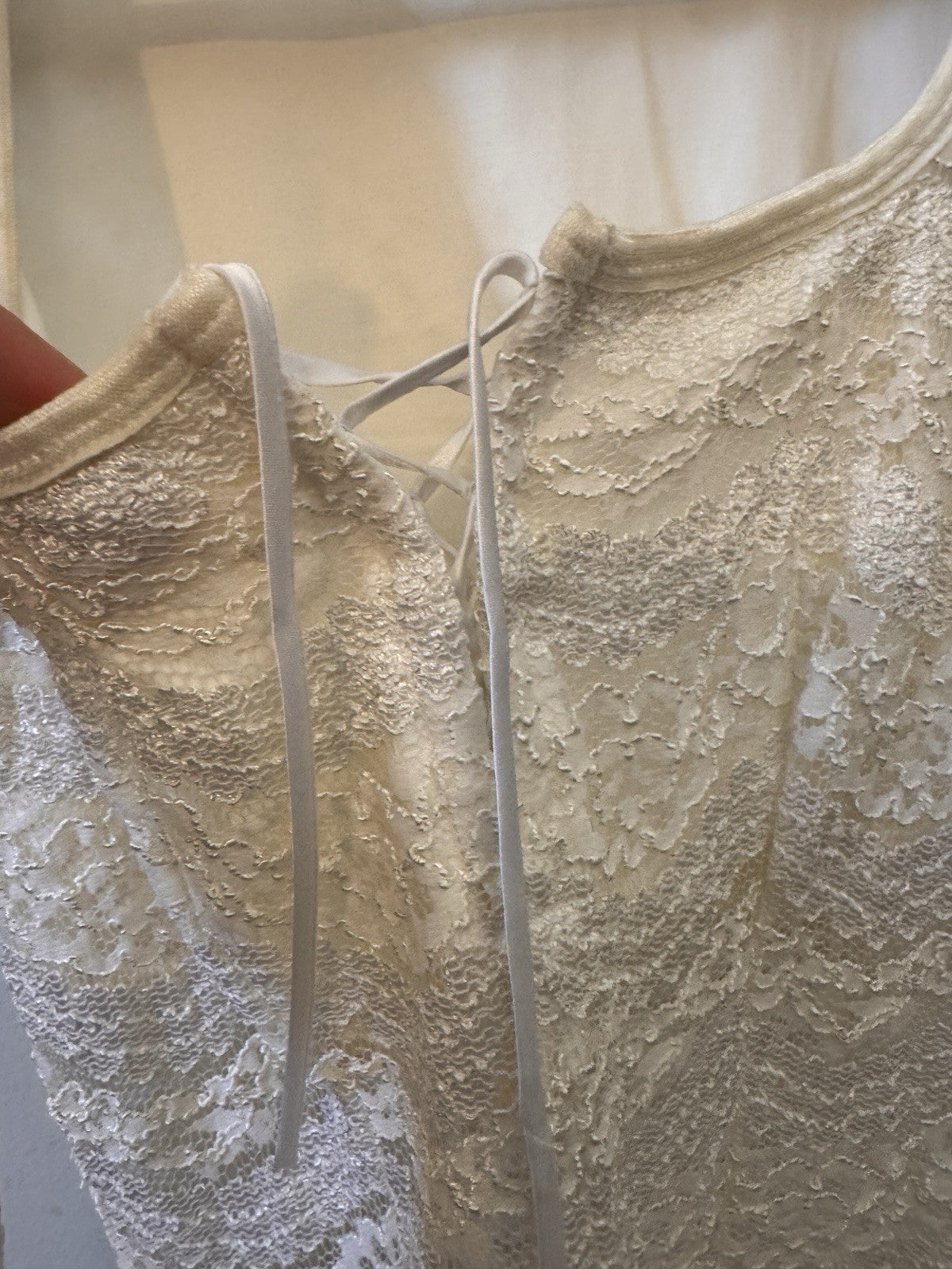 Y2K Lace Corset Front Top
