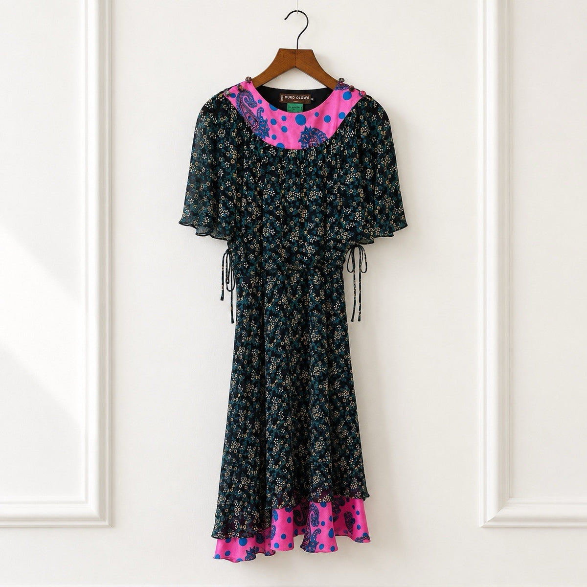 Floral Paisley Midi Dress