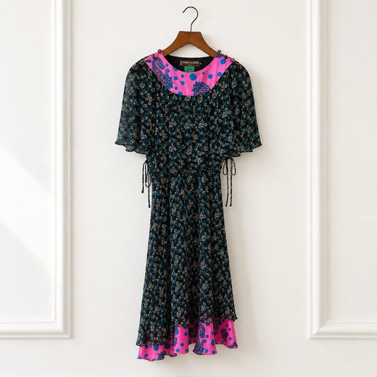 Floral Paisley Midi Dress