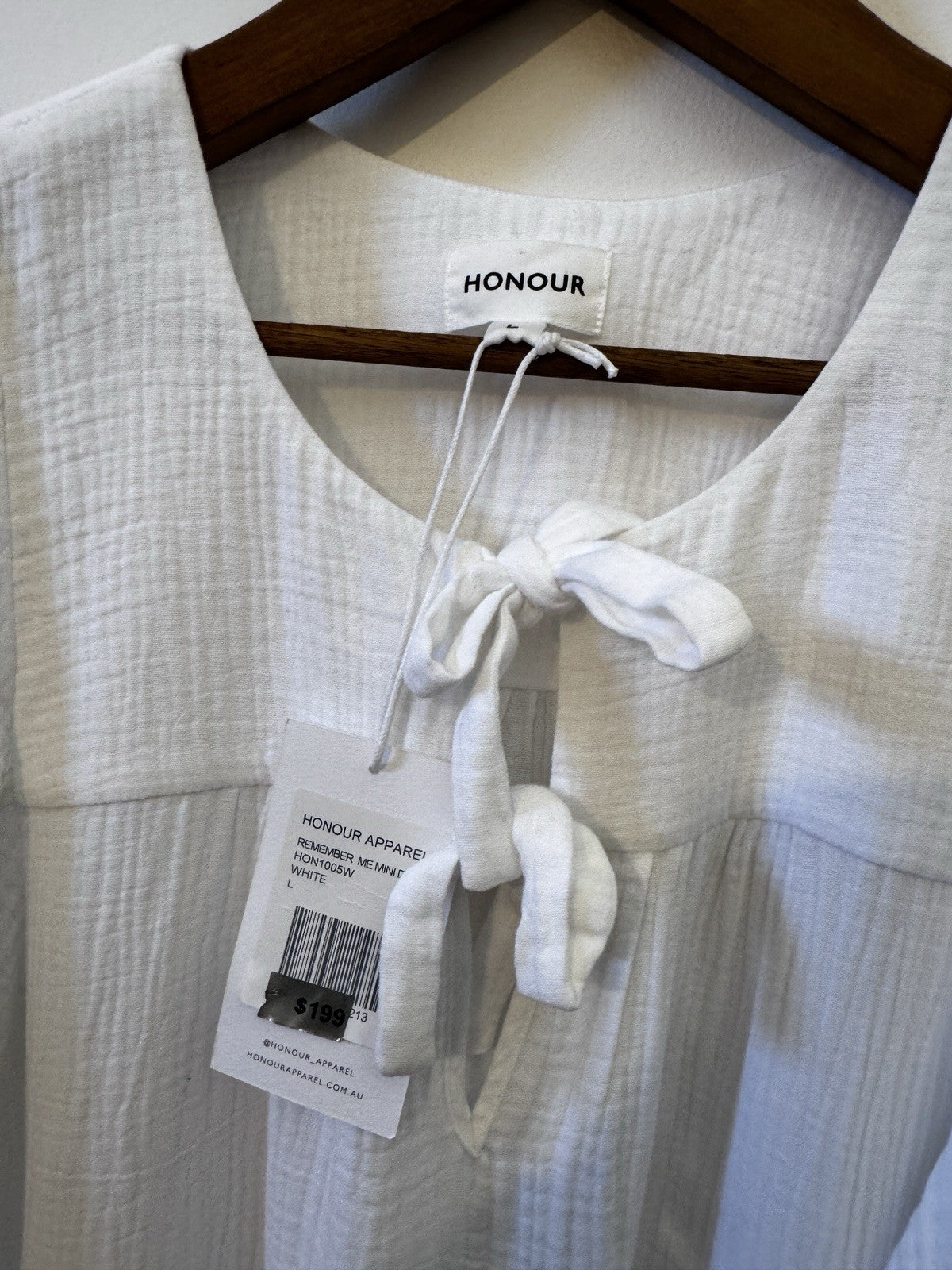 Remember Me Cotton Gauze Mini Dress