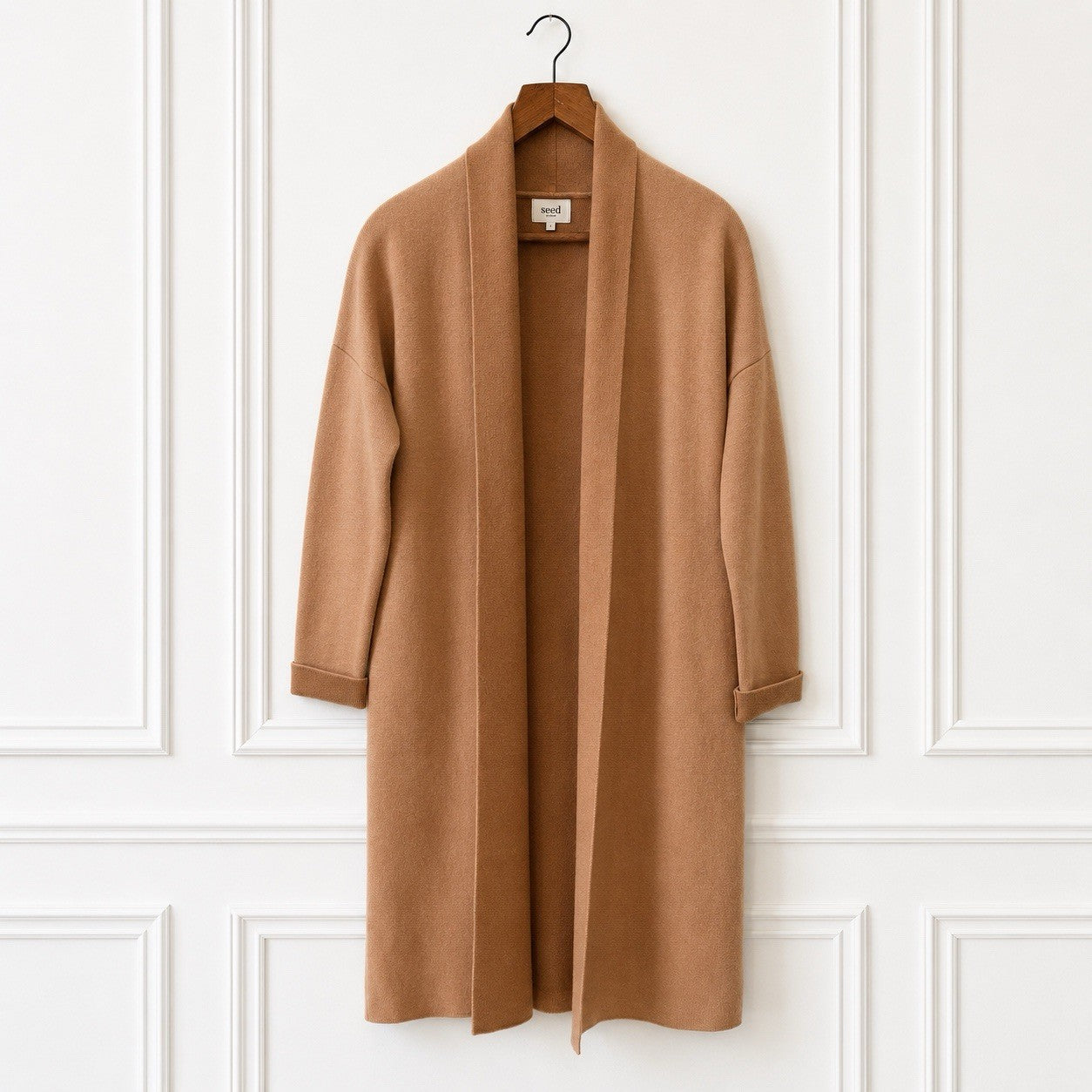 Merino Wool Longline Cardigan