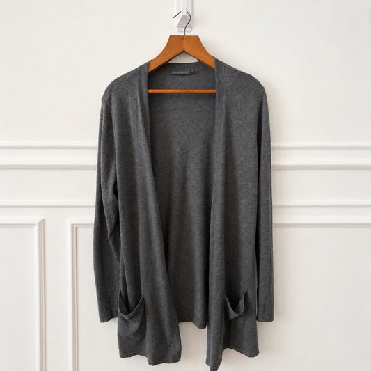 Cashmere Silk Blend Waterfall Cardigan