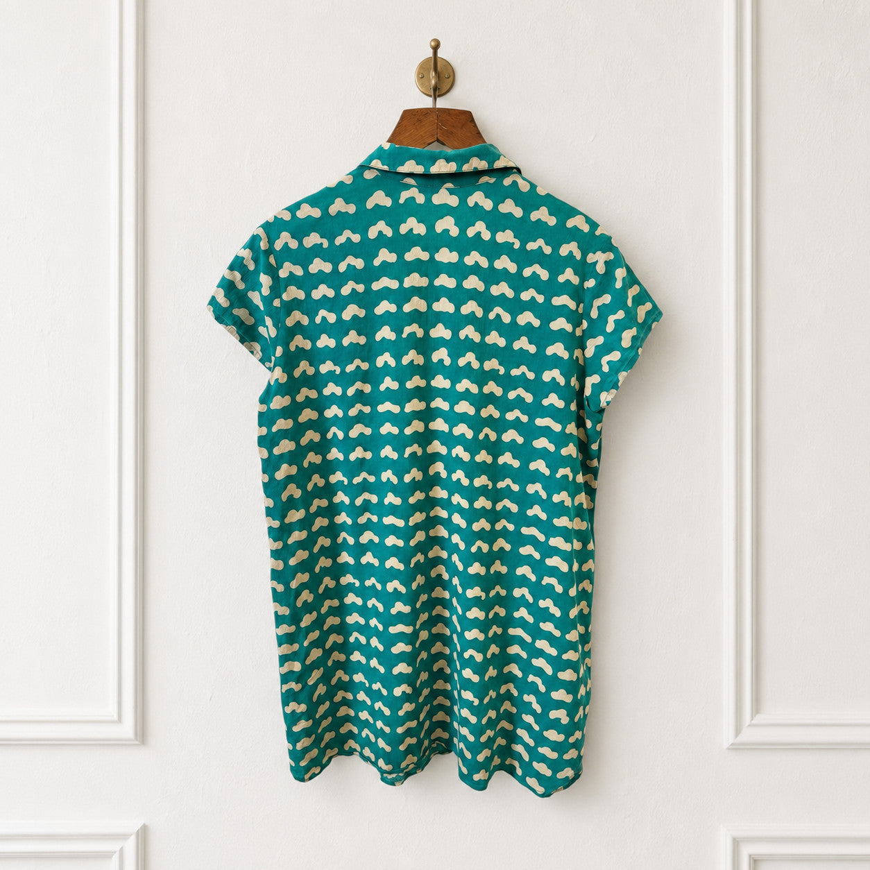 Teal Abstract Print Tunic