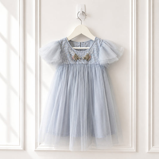 Beaded Tulle Occasion Dress