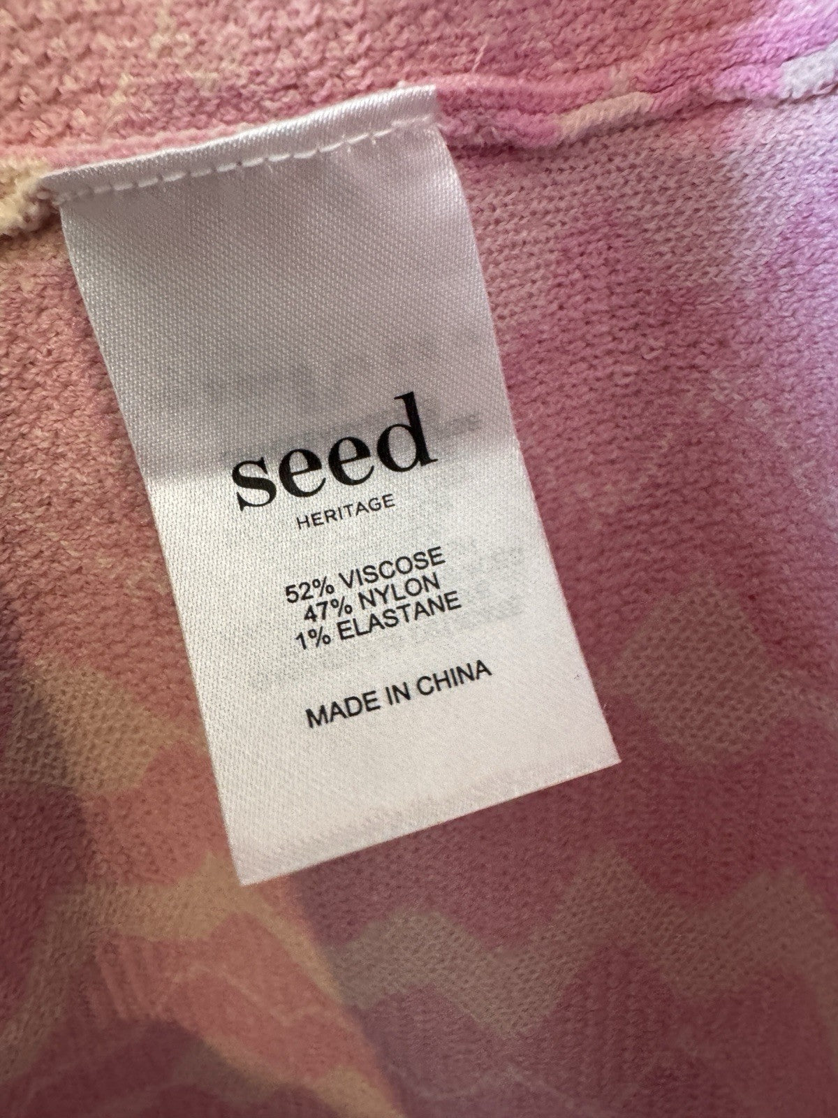 Pink Knit Mini Dress