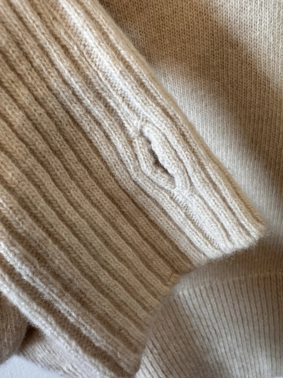Lambswool Knit Jumper - Cream