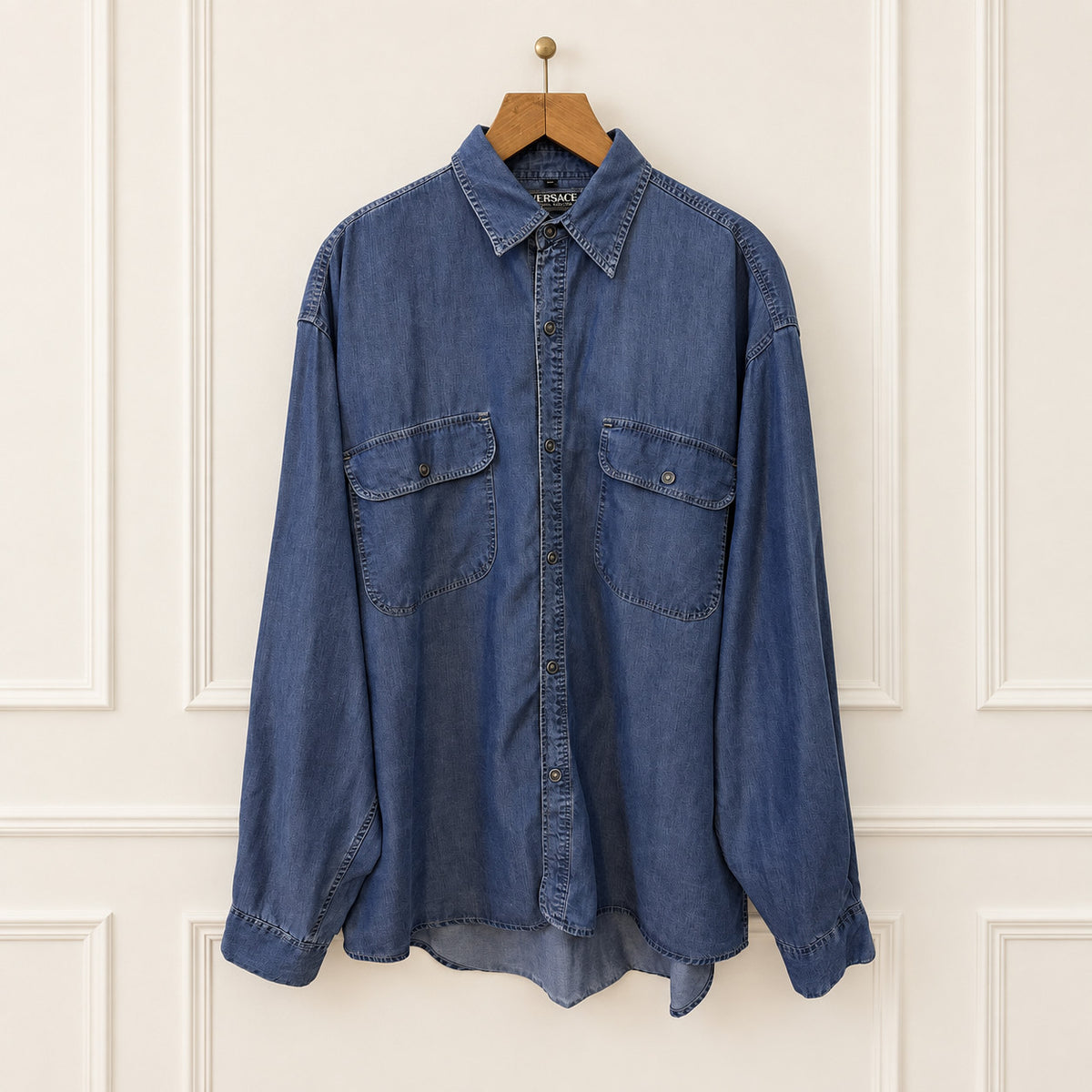 Blue Tencel Chambray Shirt