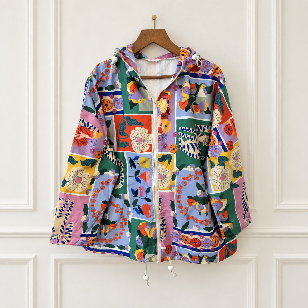 Floral Print Raincoat
