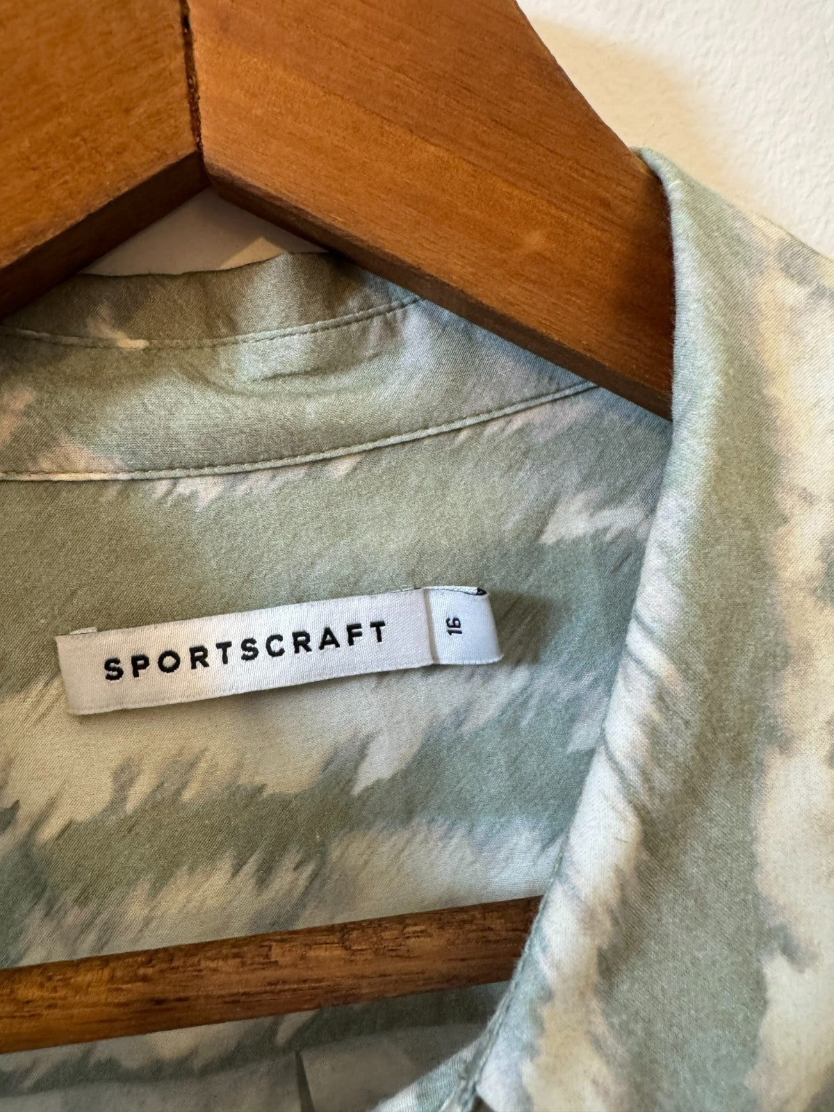 Abstract Print Cotton Viscose Shirt