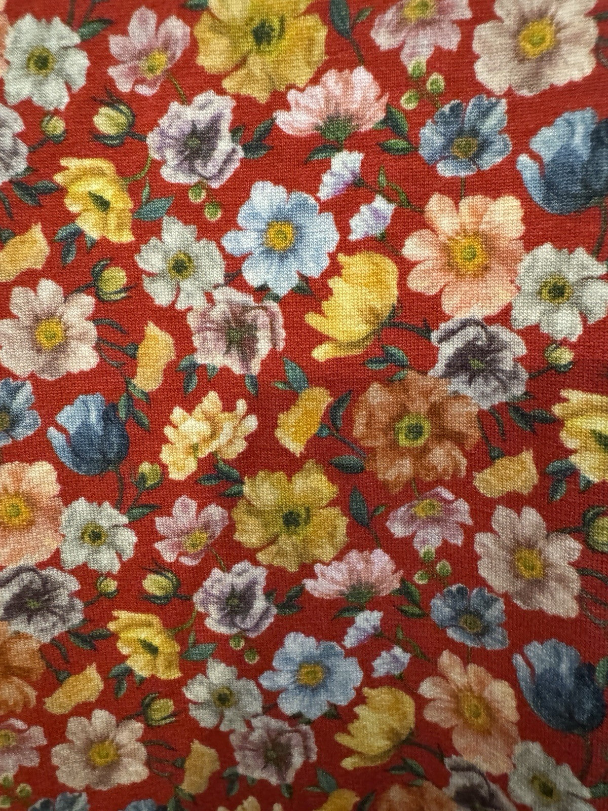 Liberty Floral Stretch Long Sleeve Top