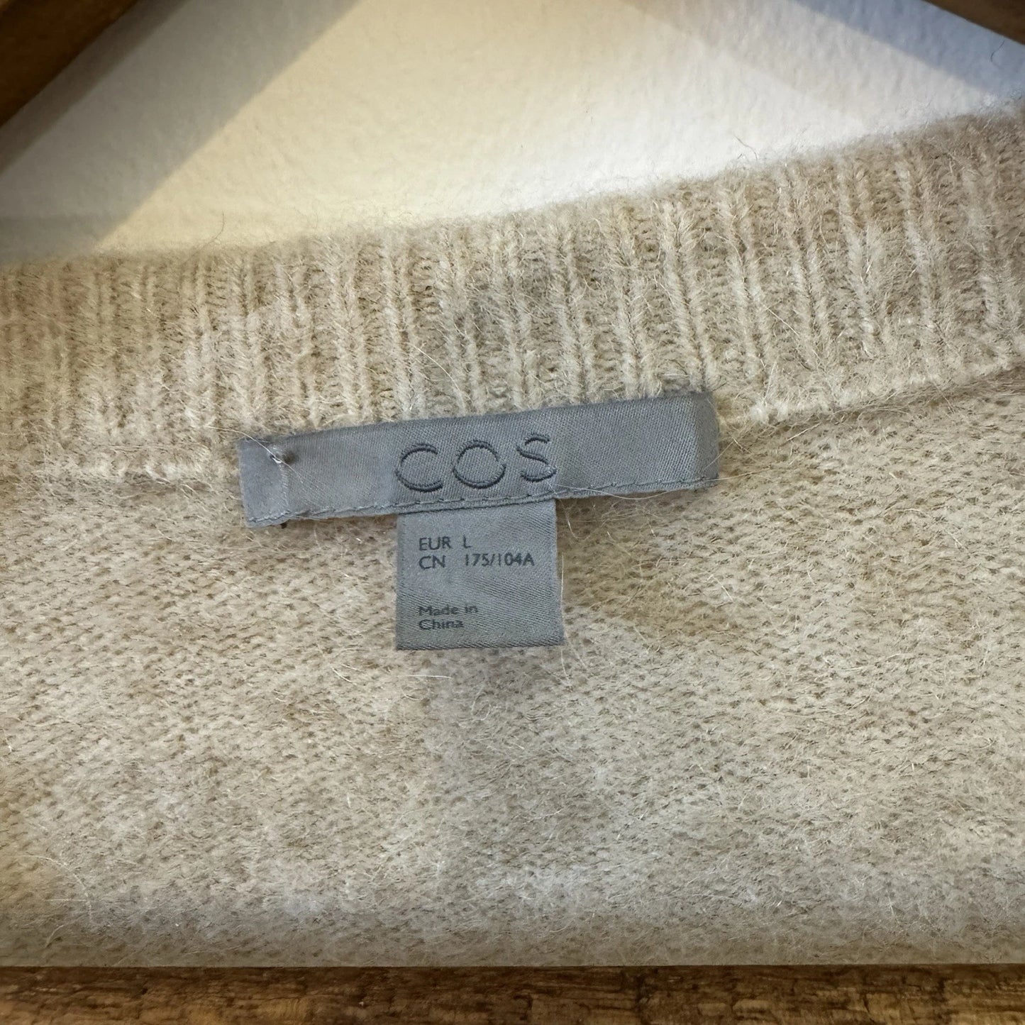 Alpaca Wool Wrap Cardigan - Oatmeal