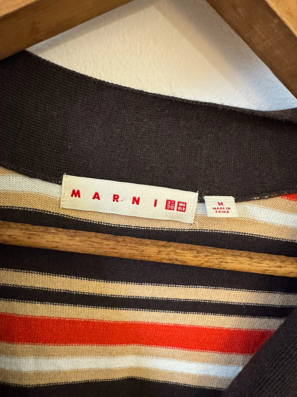 Striped Wool Blend Cardigan