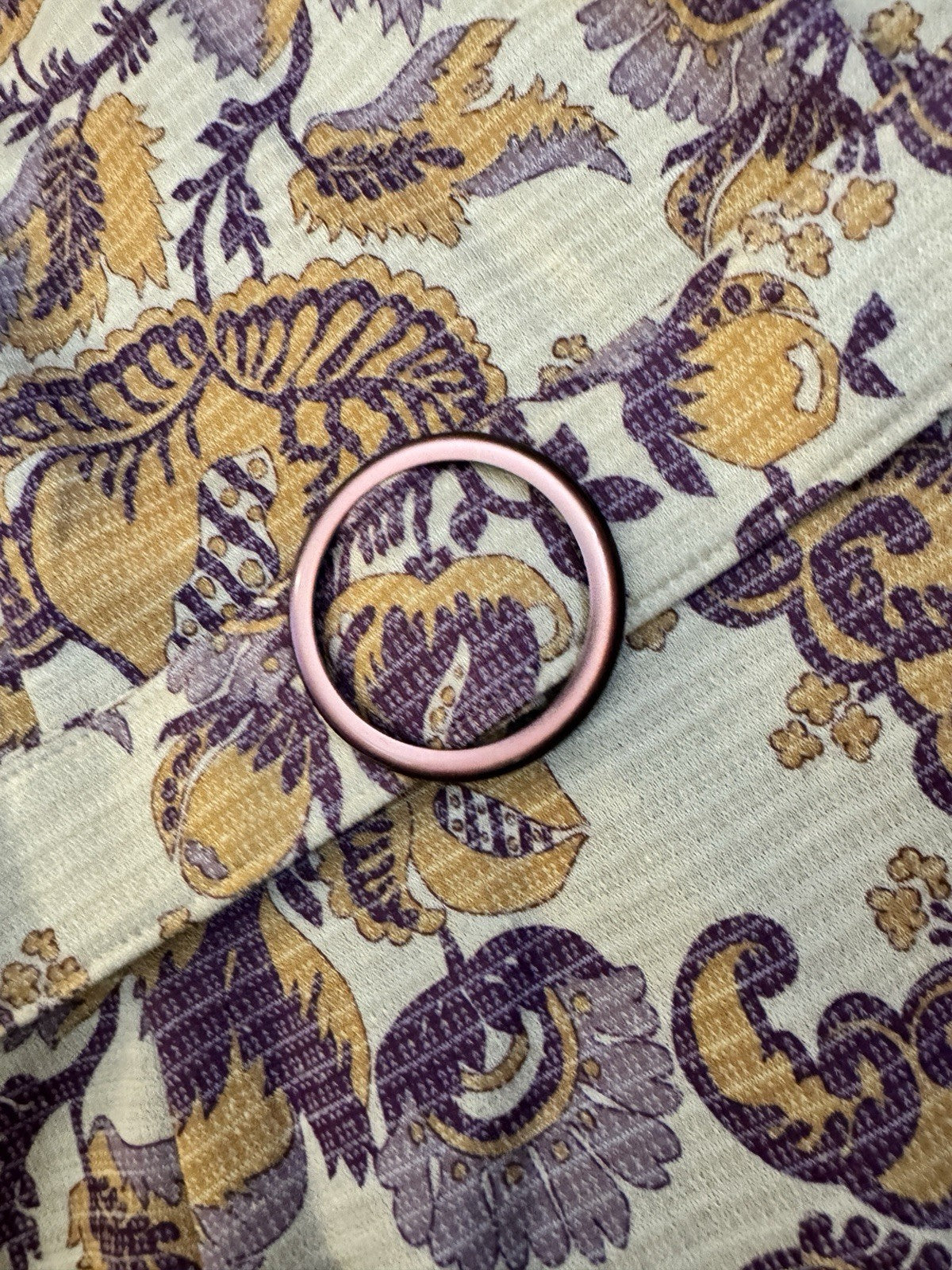 Vintage Paisley Belted Dress