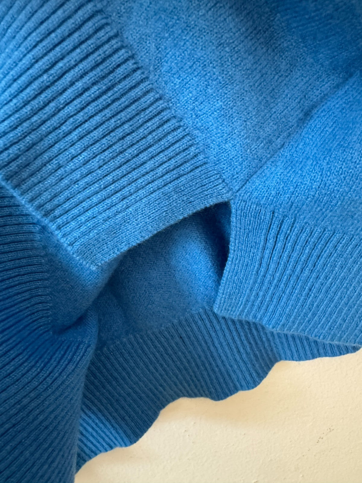 Blue Striped Pure Cashmere Jumper