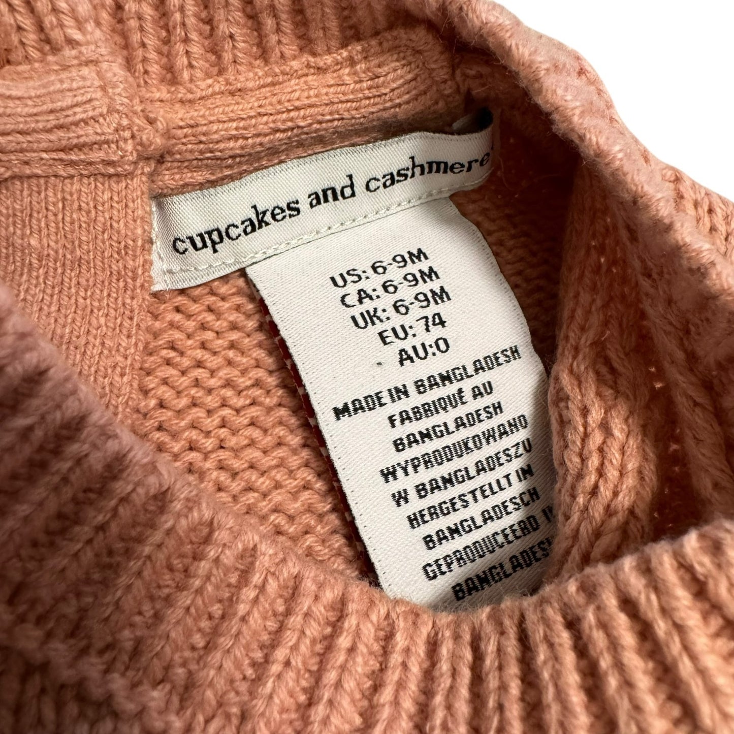 Cable Knit Scallop Hem Dress