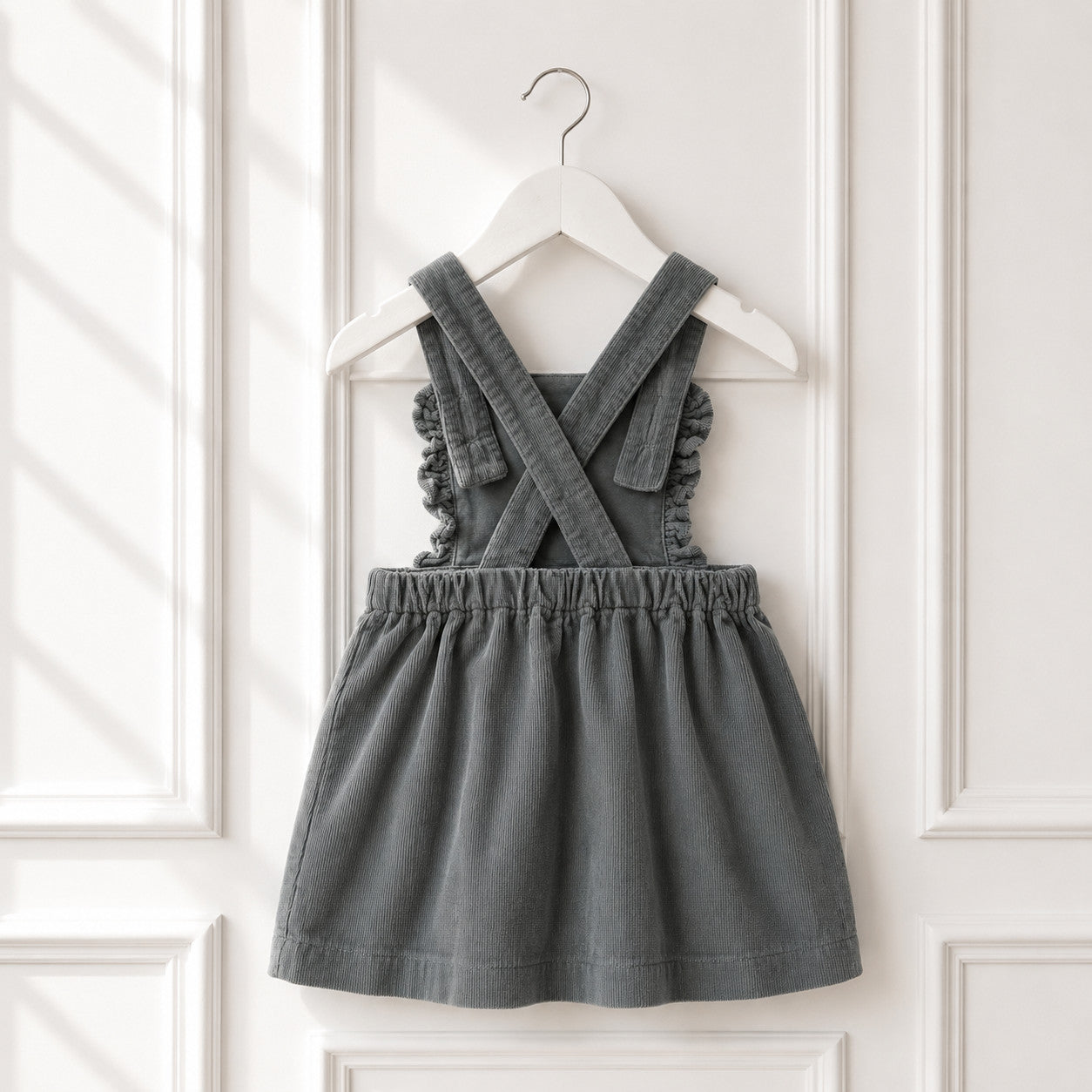 Organic Cotton Corduroy Pinafore Dress