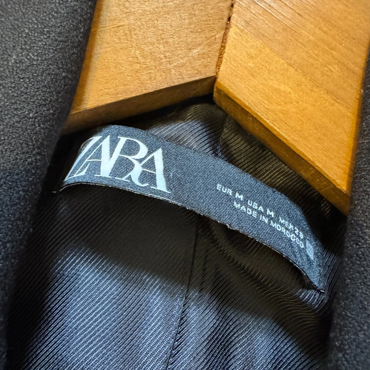 Double Breasted Blazer Black Gold Crest Buttons