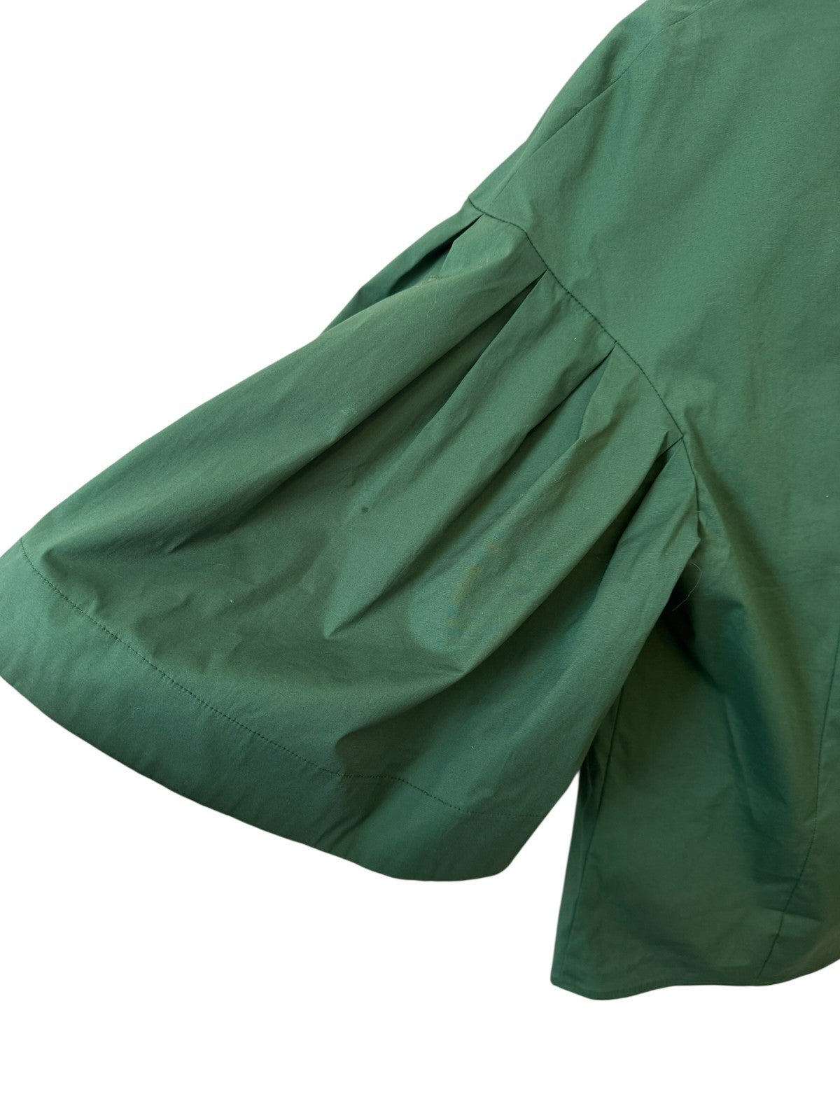 Forest Green Statement Sleeve Top