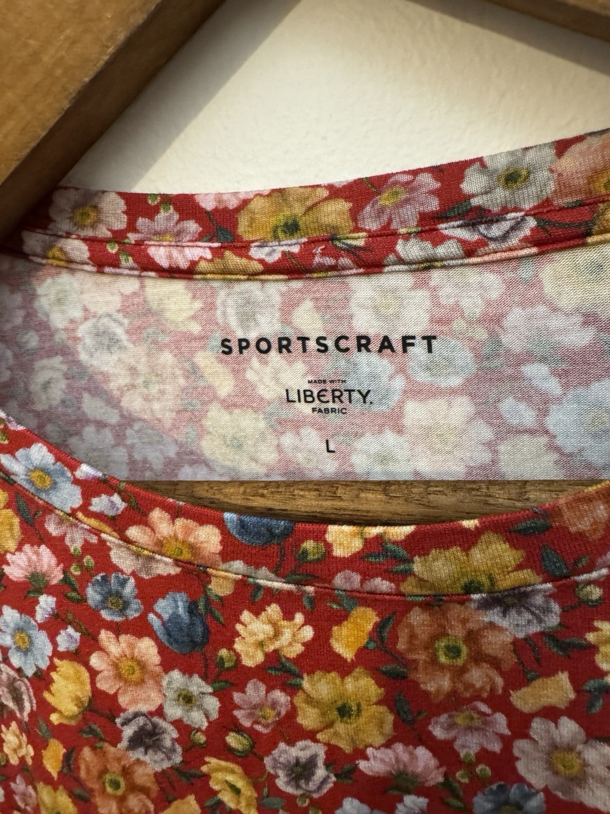 Liberty Floral Stretch Long Sleeve Top