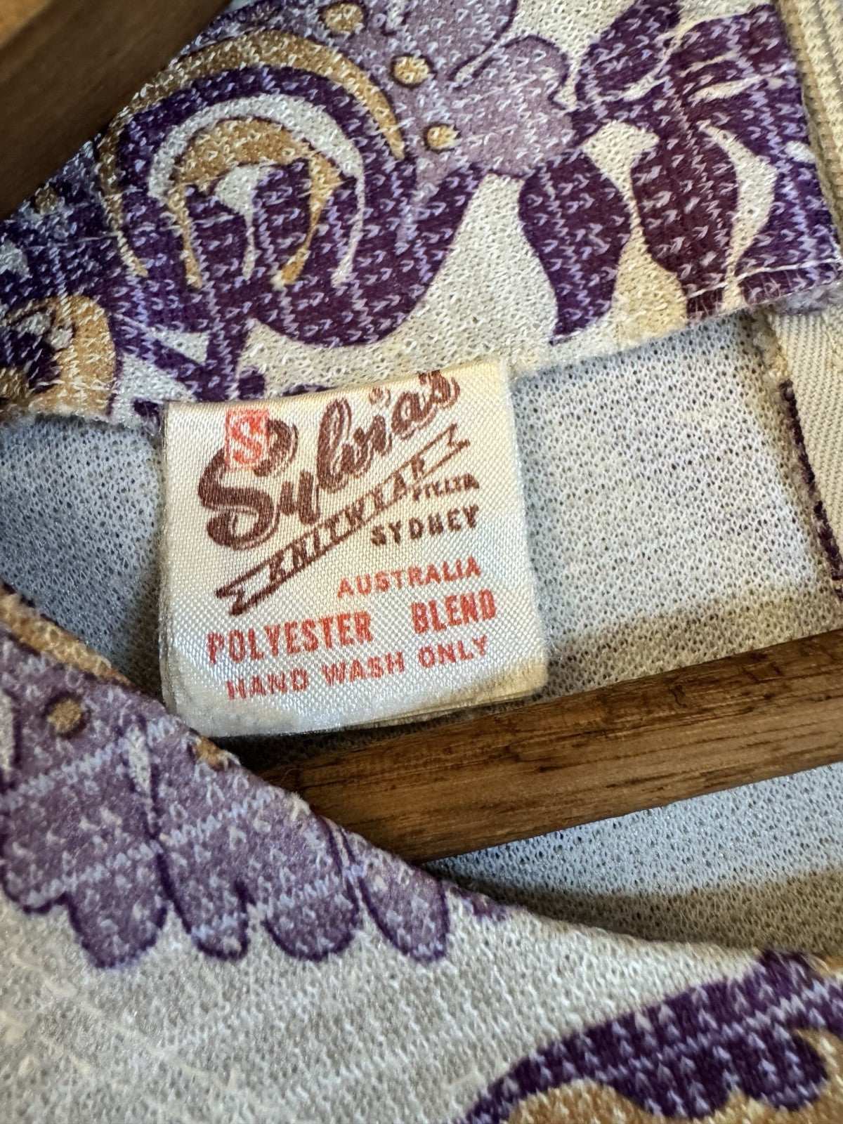 Vintage Paisley Belted Dress