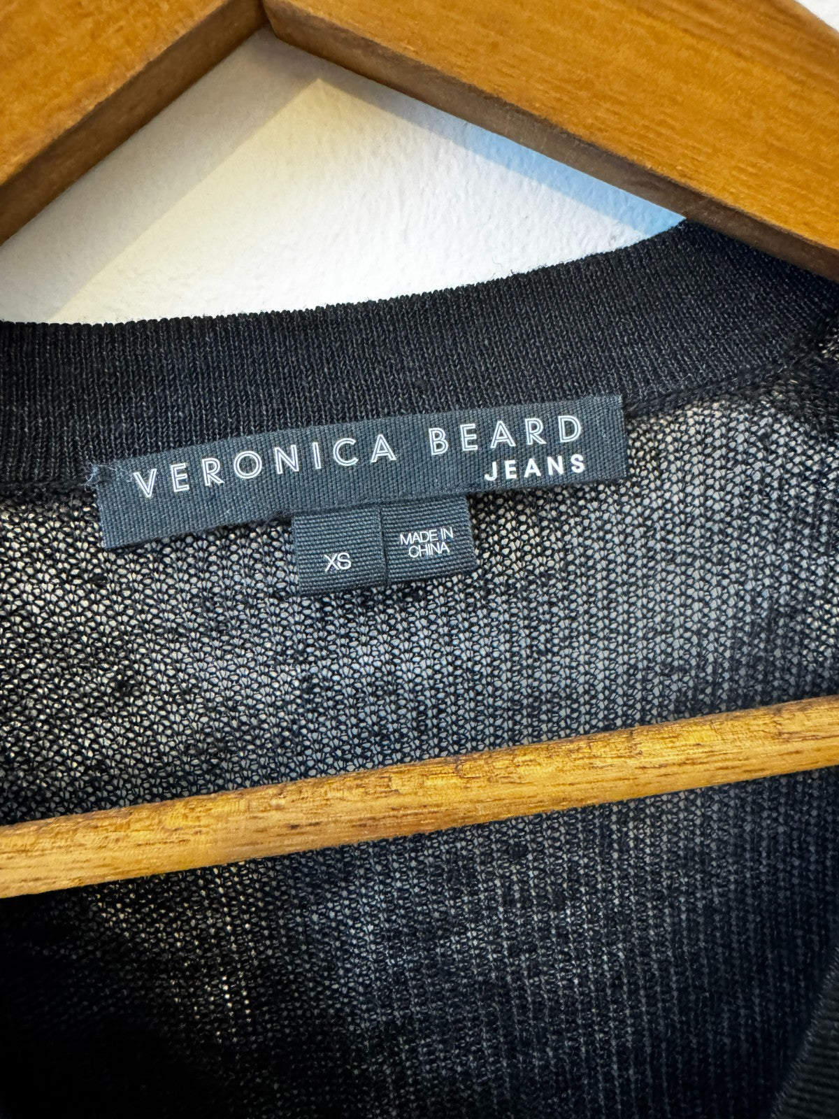 Black Twist Front Linen Blend Sweater