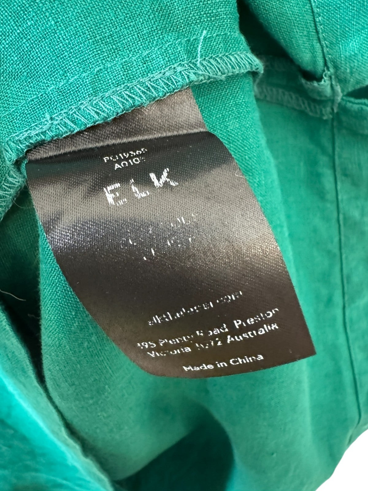 Emerald French Linen Dress
