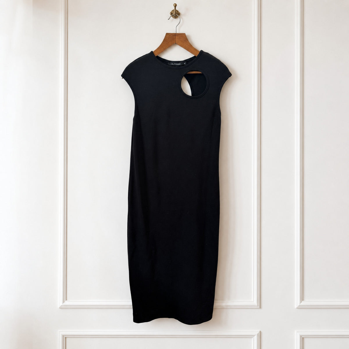 Black Cut Out Maxi Dress