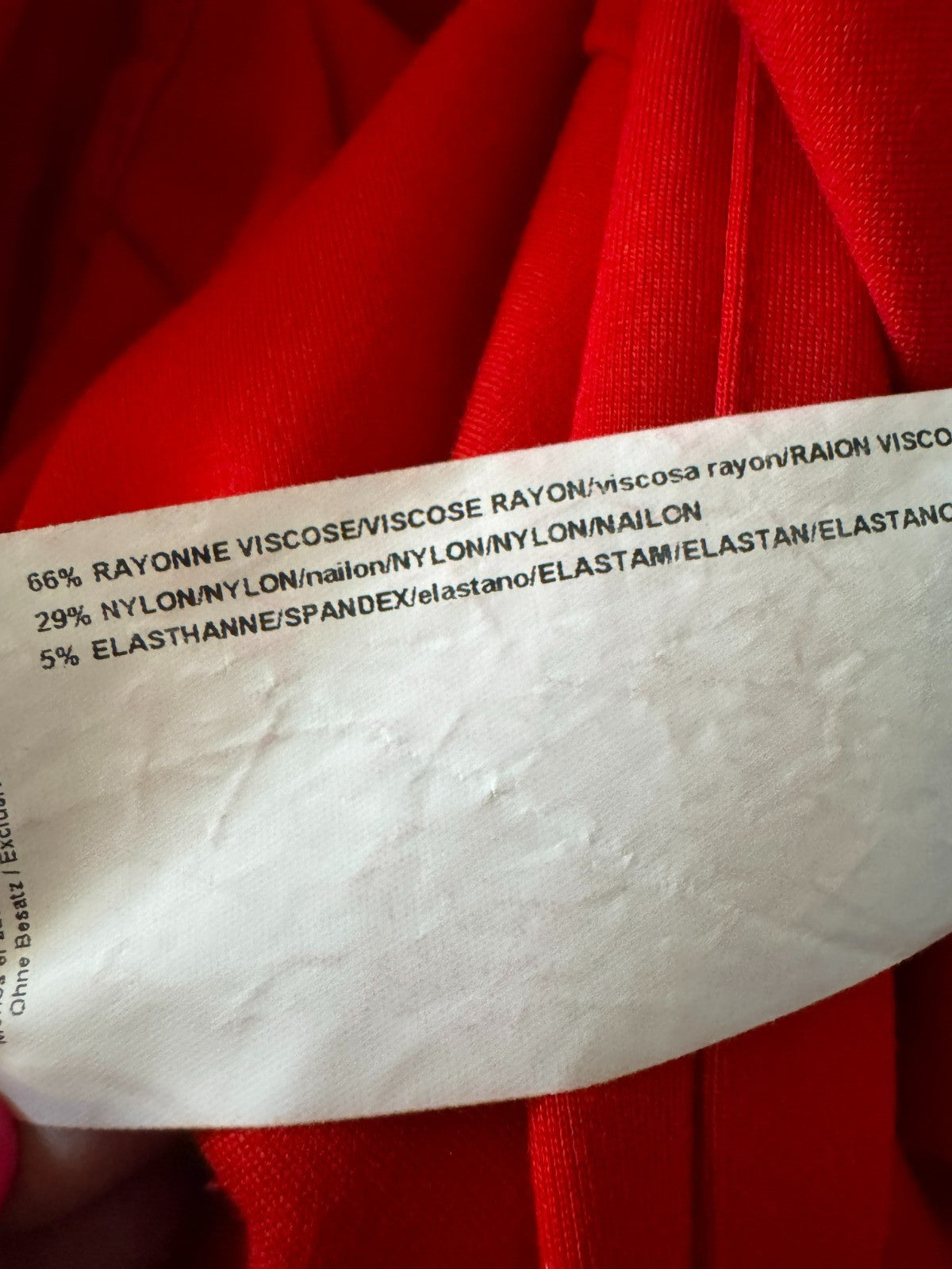 Red Jersey Cocoon Coat