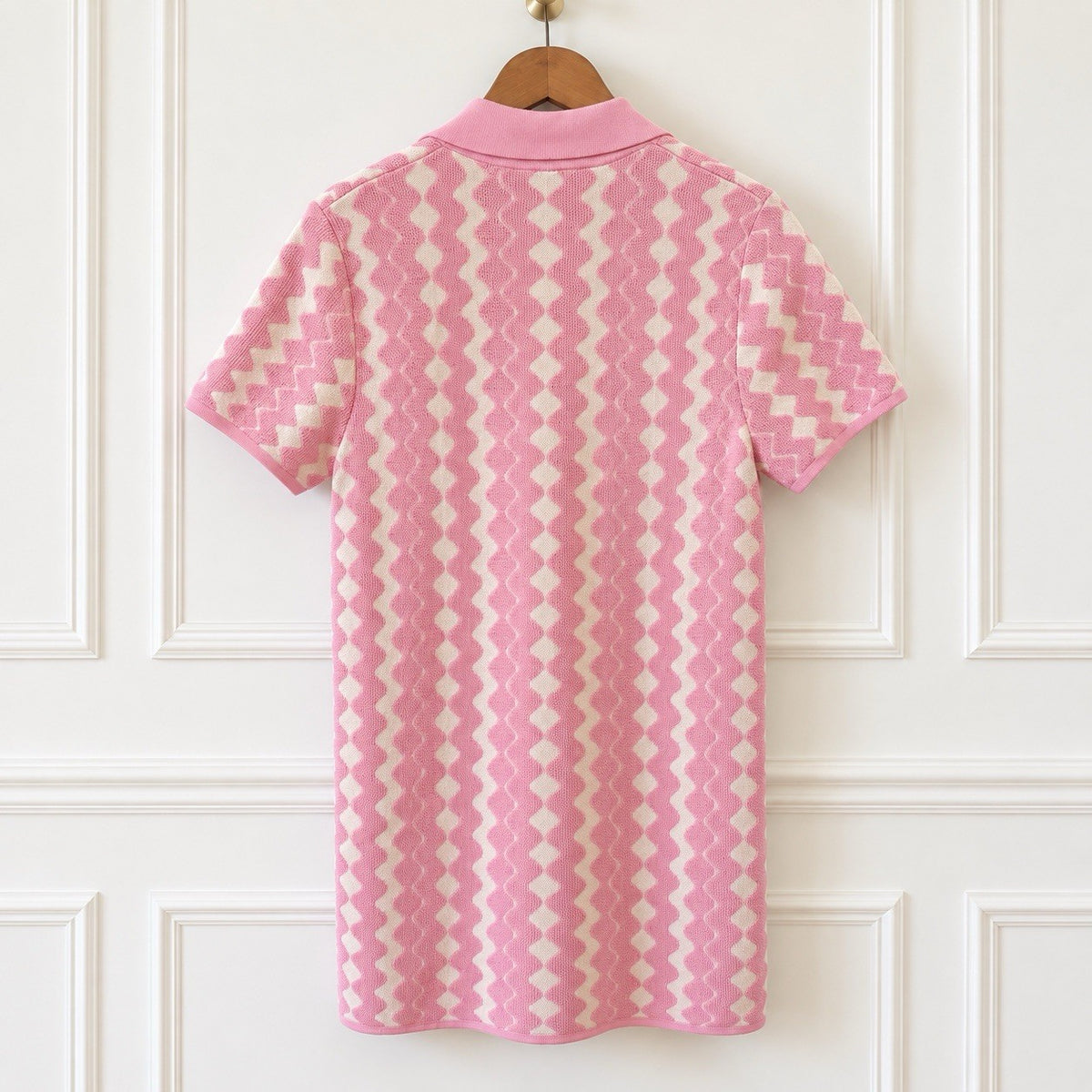 Pink Knit Mini Dress